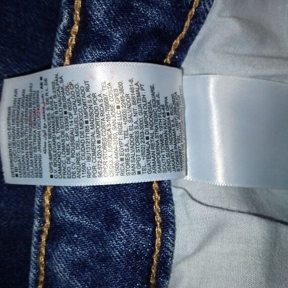 Old Navy O.G. Straight High Rise Secret-Slim pocket Jeans Size 20 Raw Hem - Picture 5 of 9